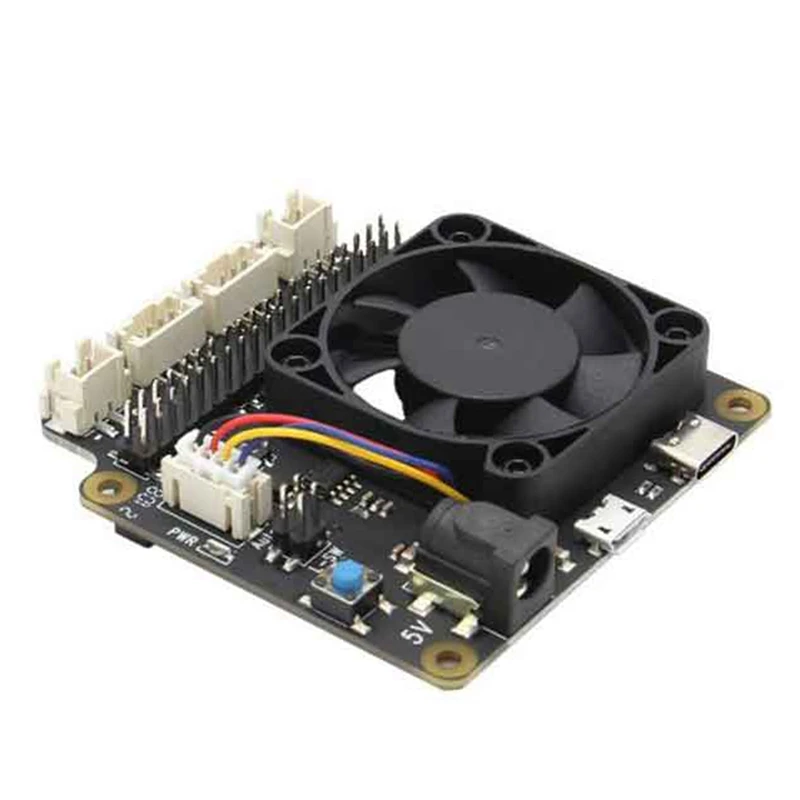 X735 V2.5 Power Management & PWM Cooling Fan Expansion Board with Safe Shutdown for Raspberry PI 4B/3B+/3B
X735 V2.5 Power Management & PWM Cooling Fan Expansion Board with Safe Shutdown for Raspberry PI 4B/3B+/3B