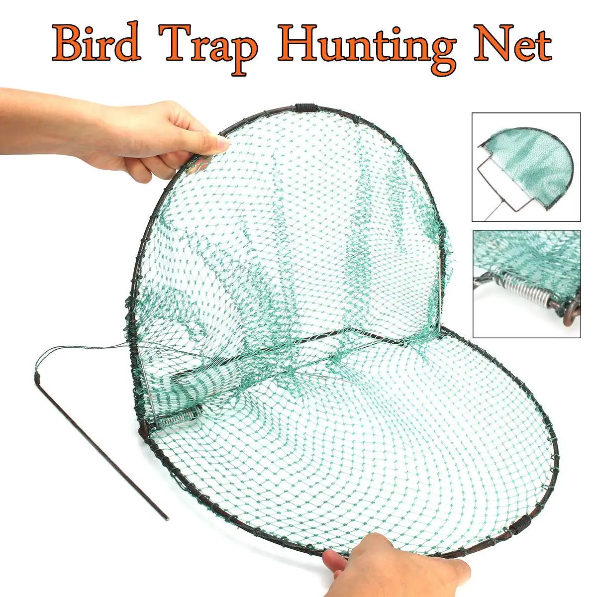 49X30cm New Bird Net Effective Humane Live Trap Hunting Sensitive Quail Humane Trapping Hunting Garden Supplies Pest Control
49X30cm New Bird Net Effective Humane Live Trap Hunting Sensitive Quail Humane Trapping Hunting Garden Supplies Pest Control