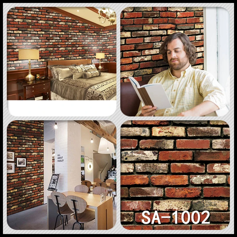 Home Decor 3D PVC Wood Grain Wall Paper Brick Stone Wallpaper Self-Adhesive Living Room Bedroom 3D Wallpapers Decoration
Home Decor 3D PVC Wood Grain Wall Paper Brick Stone Wallpaper Self-Adhesive Living Room Bedroom 3D Wallpapers Decoration