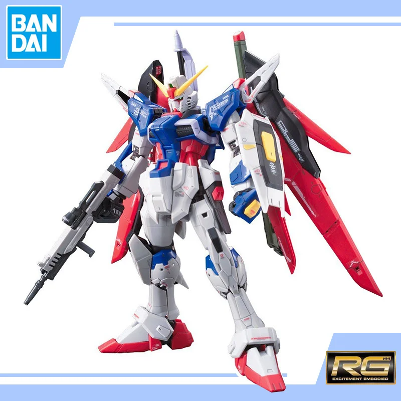 BANDAI Сборная модель RG 1/144 Destiny Gundam, фигурки героев, подарки для детей 
BANDAI Сборная модель RG 1/144 Destiny Gundam, фигурки героев, подарки для детей