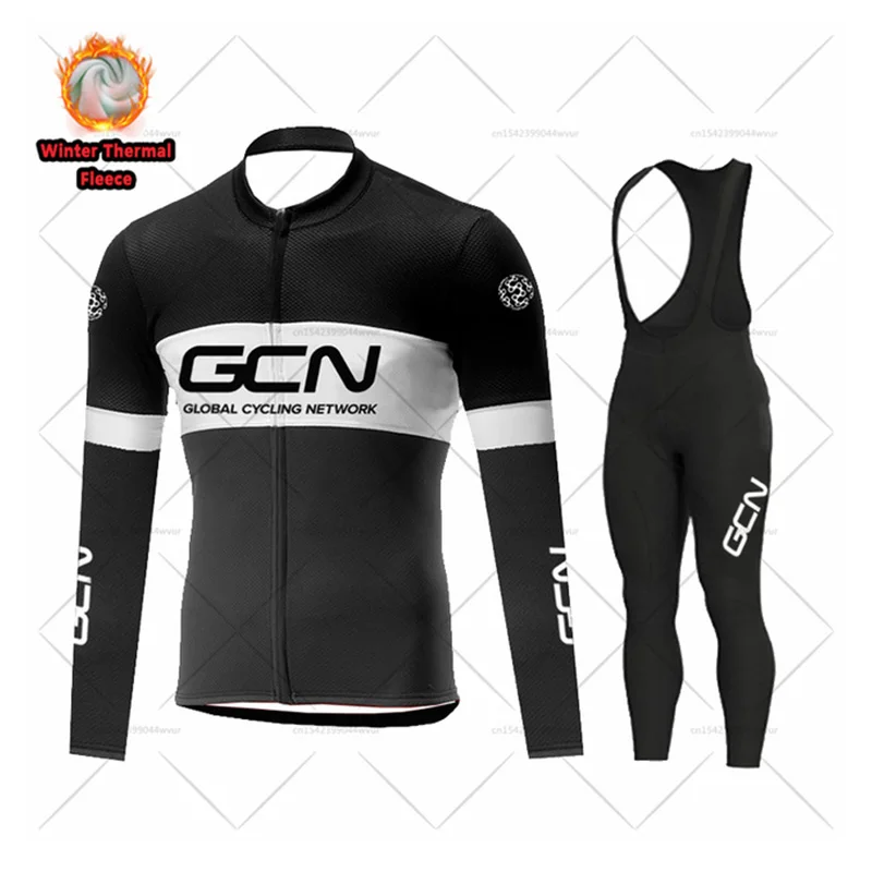 2022 GCN Team Winter Thermal Fleece Cycling Jersey Set Men Mountian Bicycle Clothing Wear Ropa Ciclismo New Bike Racing Clothing 
2022 GCN Team Winter Thermal Fleece Cycling Jersey Set Men Mountian Bicycle Clothing Wear Ropa Ciclismo New Bike Racing Clothing
