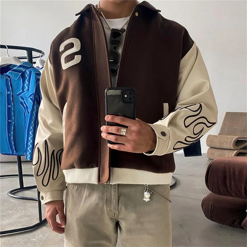 Harajuku Hip Hop Oversized Varsity Jacket Unisex Letters Embroidery Zipper Patchwork Baseball Coats Womens Mens Retro Streetwear
Harajuku Hip Hop Oversized Varsity Jacket Unisex Letters Embroidery Zipper Patchwork Baseball Coats Womens Mens Retro Streetwear