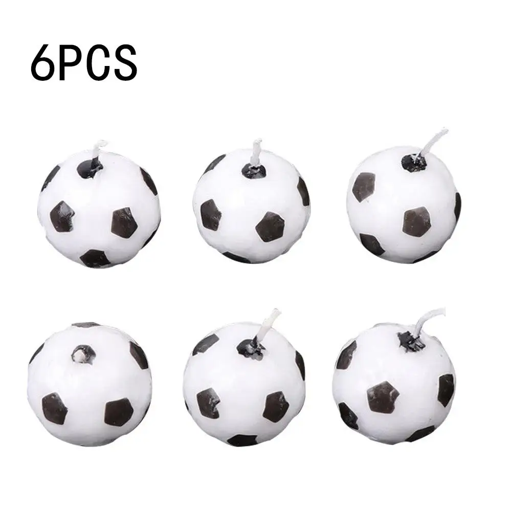 6Pcs/Set Soccer Ball Football Shaped Happy Birthday Candle Cake Decorating Supplies Candle For Birthday Carnival Party
6Pcs/Set Soccer Ball Football Shaped Happy Birthday Candle Cake Decorating Supplies Candle For Birthday Carnival Party