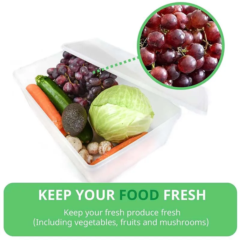 2021 2 Pack Produce Saver Containers for Refrigerator, Pizza Dough Proofing Box,Vegetable Storage Containers for Refrigerator
2021 2 Pack Produce Saver Containers for Refrigerator, Pizza Dough Proofing Box,Vegetable Storage Containers for Refrigerator
