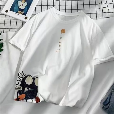 Men's T-Shirt Casual Fashion White Printed Short Sleeve Cotton T-Shirt Streetwear 5XL
Men's T-Shirt Casual Fashion White Printed Short Sleeve Cotton T-Shirt Streetwear 5XL