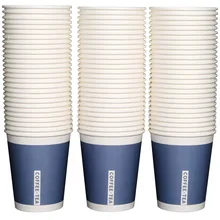 100pcs/pack 250ml Paper Cup Customization Disposable Paper Cup Coffe Cup Hot Drinking Cup Party Cups Supplies