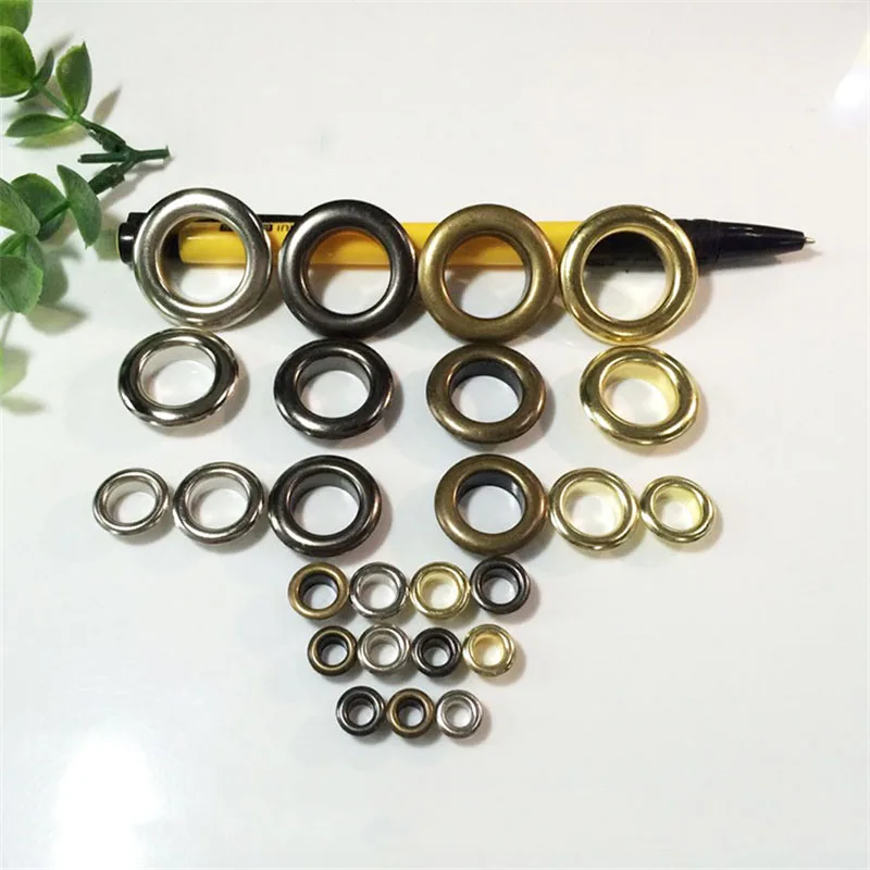 100pcs Eyelets For Clothes Leather Canvas Bag Shoes Rivet Studs Inner Dia 2.5mm/4mm/5mm/6mm/8mm/10mm
100pcs Eyelets For Clothes Leather Canvas Bag Shoes Rivet Studs Inner Dia 2.5mm/4mm/5mm/6mm/8mm/10mm