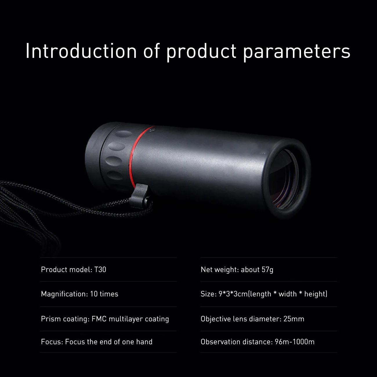 Monocular HD Telescope Mini Pocket Zoom Monocular Telescope Handy Scope Traveling Hunting Camping Compact Telescope Night Vision
Monocular HD Telescope Mini Pocket Zoom Monocular Telescope Handy Scope Traveling Hunting Camping Compact Telescope Night Vision