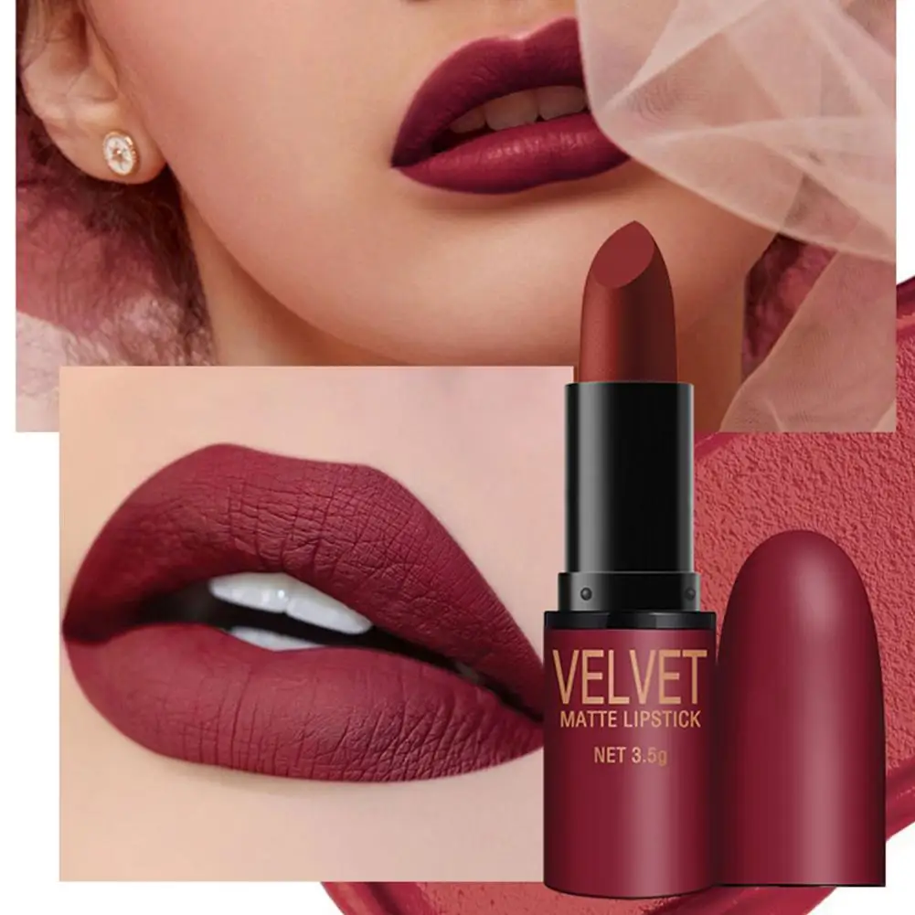 6 Colors Velvet Smooth Lipstick Waterproof Matte Lipstick Set Beauty Makeup Women Red Nonstick Cup Whitening Lipstick Student
6 Colors Velvet Smooth Lipstick Waterproof Matte Lipstick Set Beauty Makeup Women Red Nonstick Cup Whitening Lipstick Student