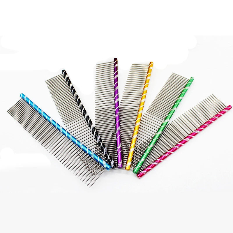 16cm Pet Metal Beauty Straight Comb Dog Stainless Steel Needle Printing Clean Pet Comb
16cm Pet Metal Beauty Straight Comb Dog Stainless Steel Needle Printing Clean Pet Comb