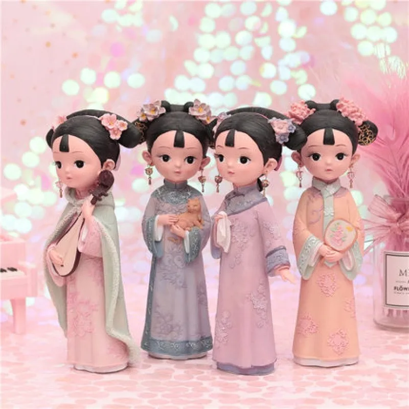 Cute lovely Chinese Princess Girl Resin Dolls Qing Dynasty palace style resin doll handicraft girl room toy decoration party
Cute lovely Chinese Princess Girl Resin Dolls Qing Dynasty palace style resin doll handicraft girl room toy decoration party