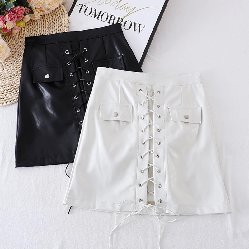 Новые осенние повязки юбки для женщин с высокой талией и с перекрестной шнуровкой; Мини-юбки Bodycon повседневное уличные юбки-карандаш женски...
Новые осенние повязки юбки для женщин с высокой талией и с перекрестной шнуровкой; Мини-юбки Bodycon повседневное уличные юбки-карандаш женски...