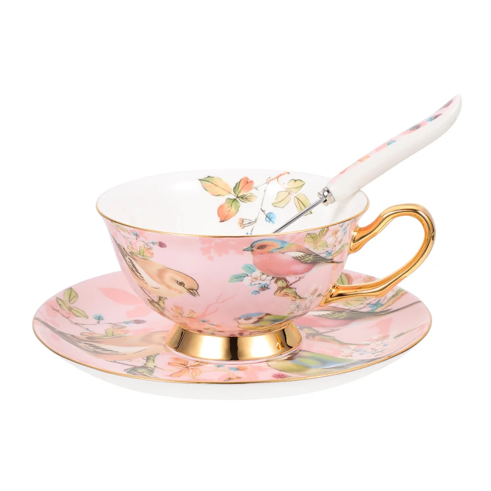 1 Set Ceramic Coffee Mug Spoon Saucer Kit Exquisite Coffee Cups (Assorted Color)
1 Set Ceramic Coffee Mug Spoon Saucer Kit Exquisite Coffee Cups (Assorted Color)