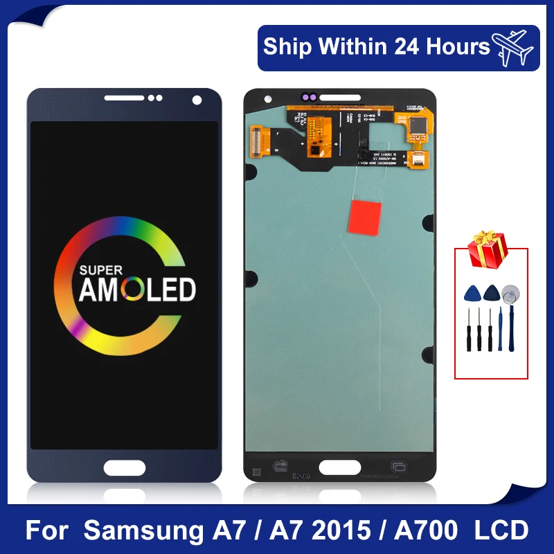 Супер AMOLED для Samsung Galaxy A7 2015 ЖК-дисплей A700F A700FD A7000 сенсорный экран дигитайзер для samsung A700 запасные части
Супер AMOLED для Samsung Galaxy A7 2015 ЖК-дисплей A700F A700FD A7000 сенсорный экран дигитайзер для samsung A700 запасные части