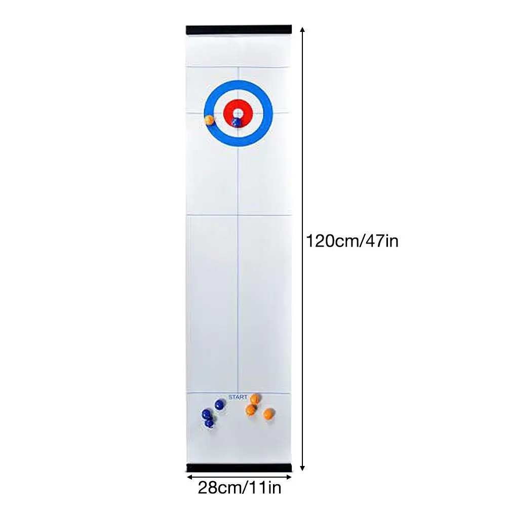 120x28CM Foldable Table Mini Curling Ball Tabletop Curling Game Compact Curling Family Games For Kid Adult Family School Travel
120x28CM Foldable Table Mini Curling Ball Tabletop Curling Game Compact Curling Family Games For Kid Adult Family School Travel