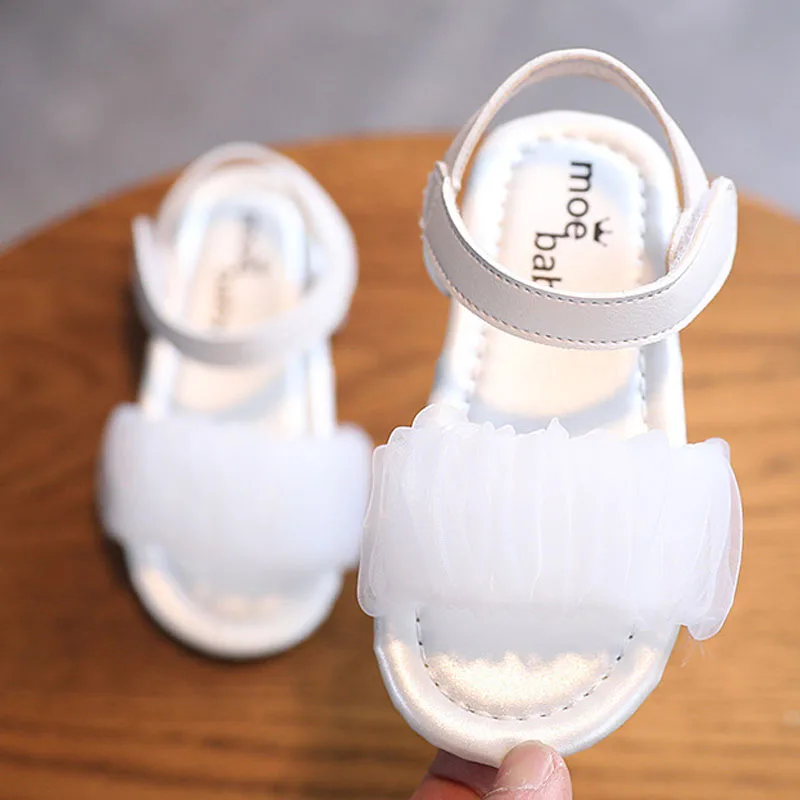 Girls Sandals Summer Hot Children Shoes Princess Lace Sandal Kids Primary School Student Baby Girl | Мать и ребенок