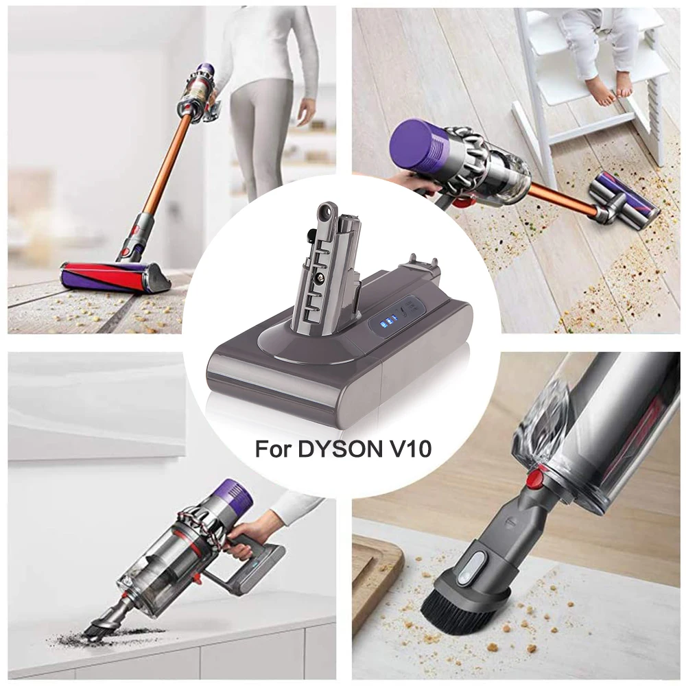 Sparkole 25.2V 3000mAh battery for dyson V10 Absolute V10 Fluffy cyclone V10 Motorhead SV12 Lithium Battery
Sparkole 25.2V 3000mAh battery for dyson V10 Absolute V10 Fluffy cyclone V10 Motorhead SV12 Lithium Battery