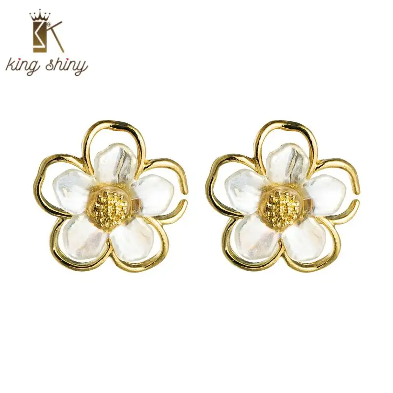 Korean Super Fairy Flower Statement Stud Earrings for Woman Exquisite Resin Floral Earring Woman Wedding Party Jewelry Accessory
Korean Super Fairy Flower Statement Stud Earrings for Woman Exquisite Resin Floral Earring Woman Wedding Party Jewelry Accessory