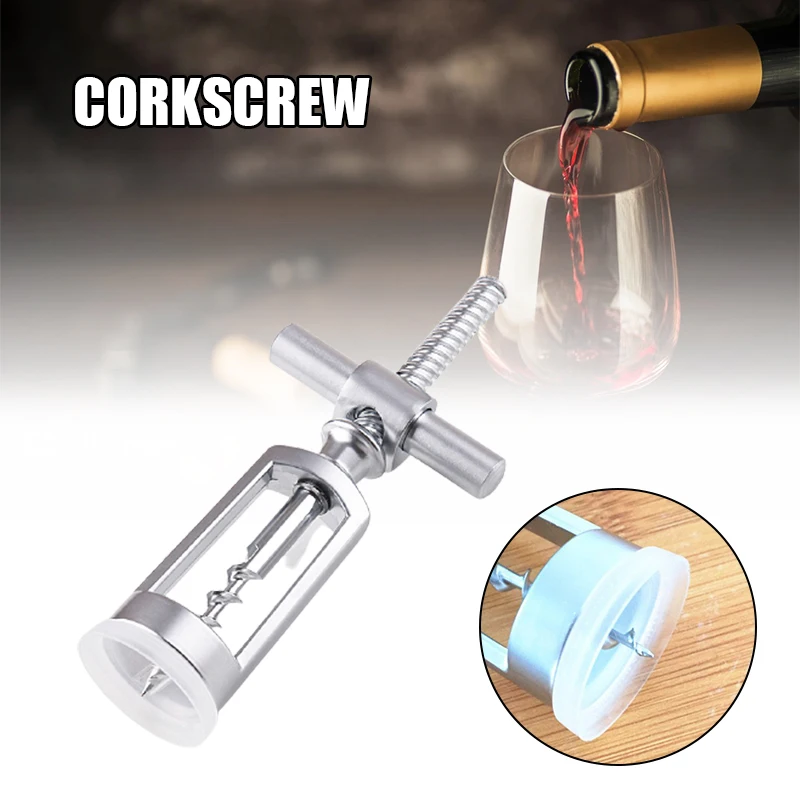 Открывалка для винных бутылок, ручная пробка для бутылок, инструмент для удаления штопор, для кухни, дома, бара
Открывалка для винных бутылок, ручная пробка для бутылок, инструмент для удаления штопор, для кухни, дома, бара
