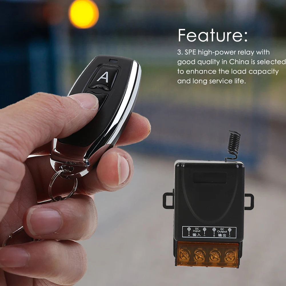 433Mhz RF Remote Control Switch Elaborate Manufacture Prolonged Durable Relay Receiver and Transmitter for LED Bulb Lamp
433Mhz RF Remote Control Switch Elaborate Manufacture Prolonged Durable Relay Receiver and Transmitter for LED Bulb Lamp