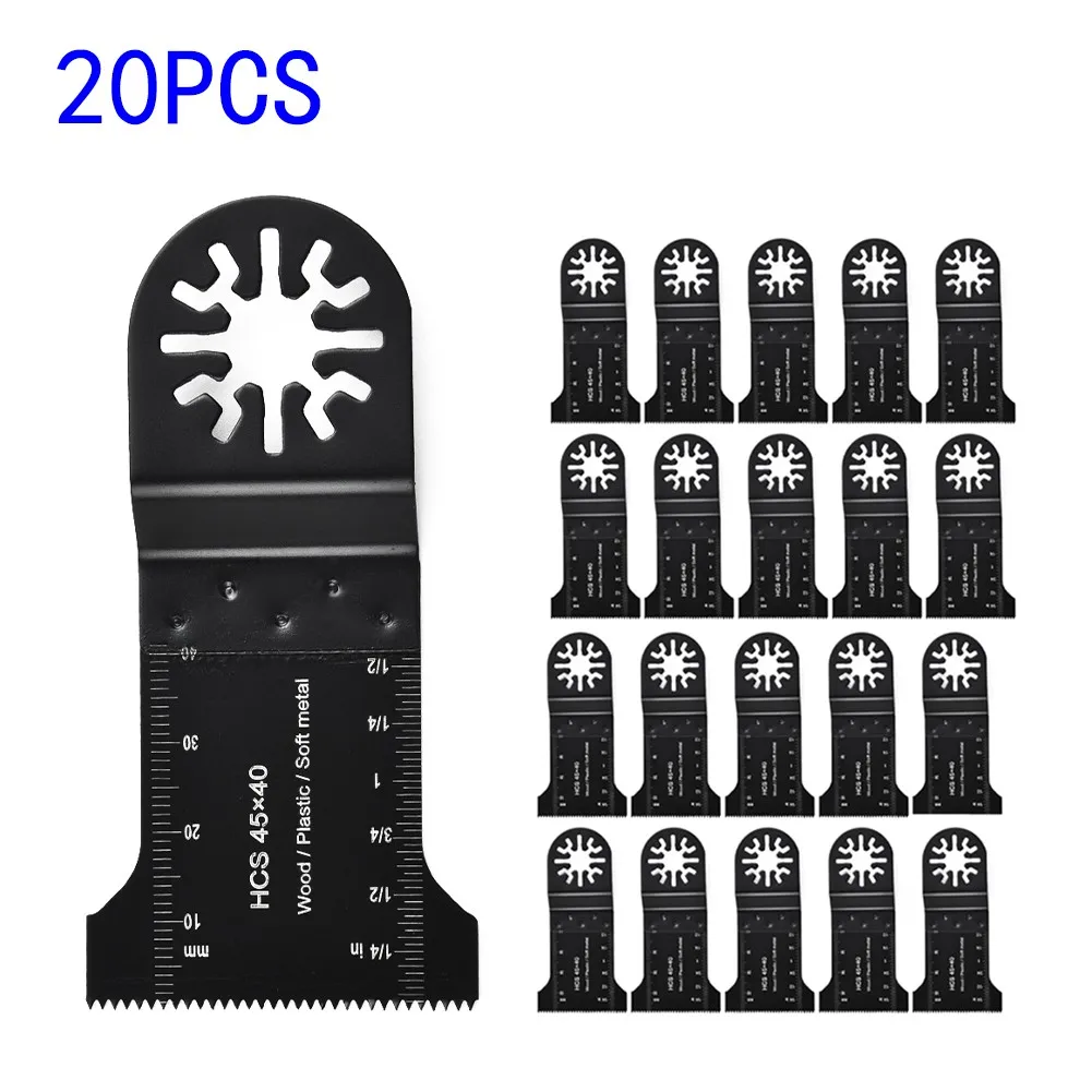20 Pcs Saw Blades Oscillating Multi Tool Parts Cutter Head W/ Precision Tooth Set Repair Assembly Kit Woodworking Accessories
20 Pcs Saw Blades Oscillating Multi Tool Parts Cutter Head W/ Precision Tooth Set Repair Assembly Kit Woodworking Accessories