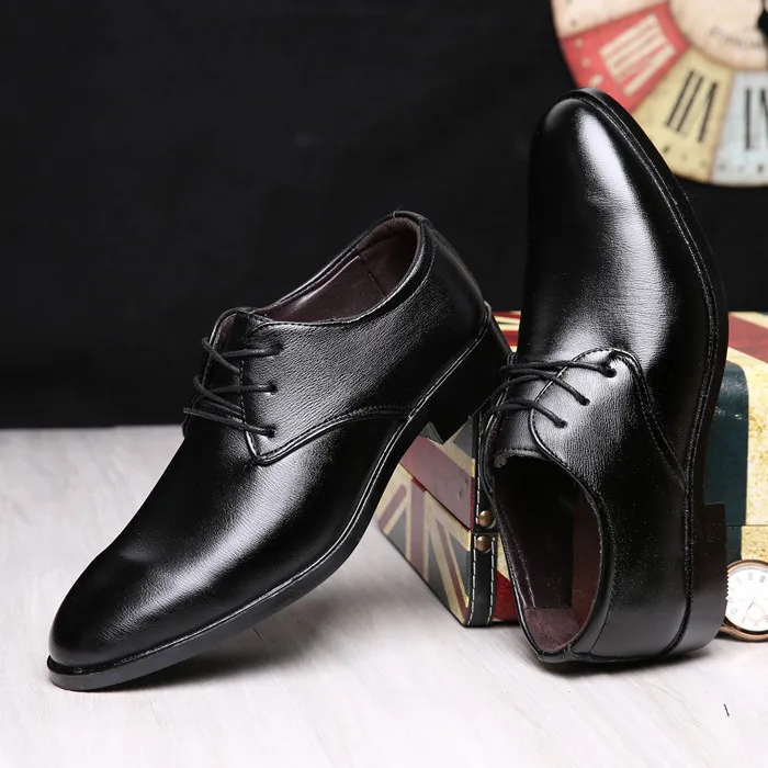 Pointy Men's Leather Shoes Young Business Suit British Fashion Casual Men's Shoes Hair Stylist Men's Wedding Shoes
Pointy Men's Leather Shoes Young Business Suit British Fashion Casual Men's Shoes Hair Stylist Men's Wedding Shoes