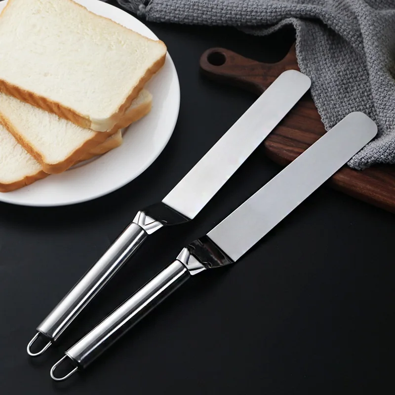 1Pcs Stainless Steel Crank Cream Spatula 8 Inch For Butter Cake Butter Pastry Blade Practical Kitchen Baking Accessory Tools
1Pcs Stainless Steel Crank Cream Spatula 8 Inch For Butter Cake Butter Pastry Blade Practical Kitchen Baking Accessory Tools