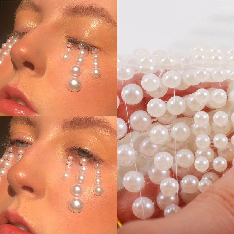 3D Eyes Face Temporary Tattoo White Pearl Dots Beauty DIY Body Art Decorations Festival Makeup Tools Nail Rhinestones Gems
3D Eyes Face Temporary Tattoo White Pearl Dots Beauty DIY Body Art Decorations Festival Makeup Tools Nail Rhinestones Gems