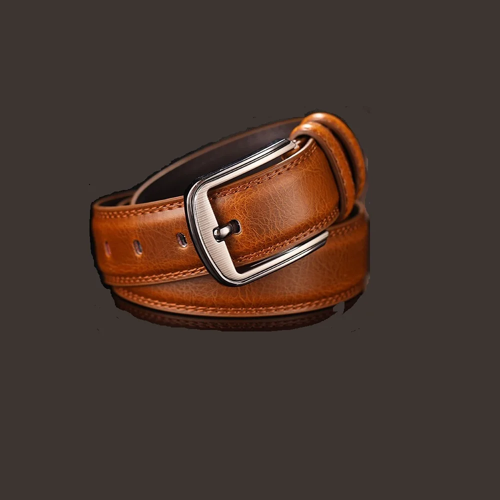 Cow skin belt with needle buckle for men suitable for most condition strong and durable
Cow skin belt with needle buckle for men suitable for most condition strong and durable