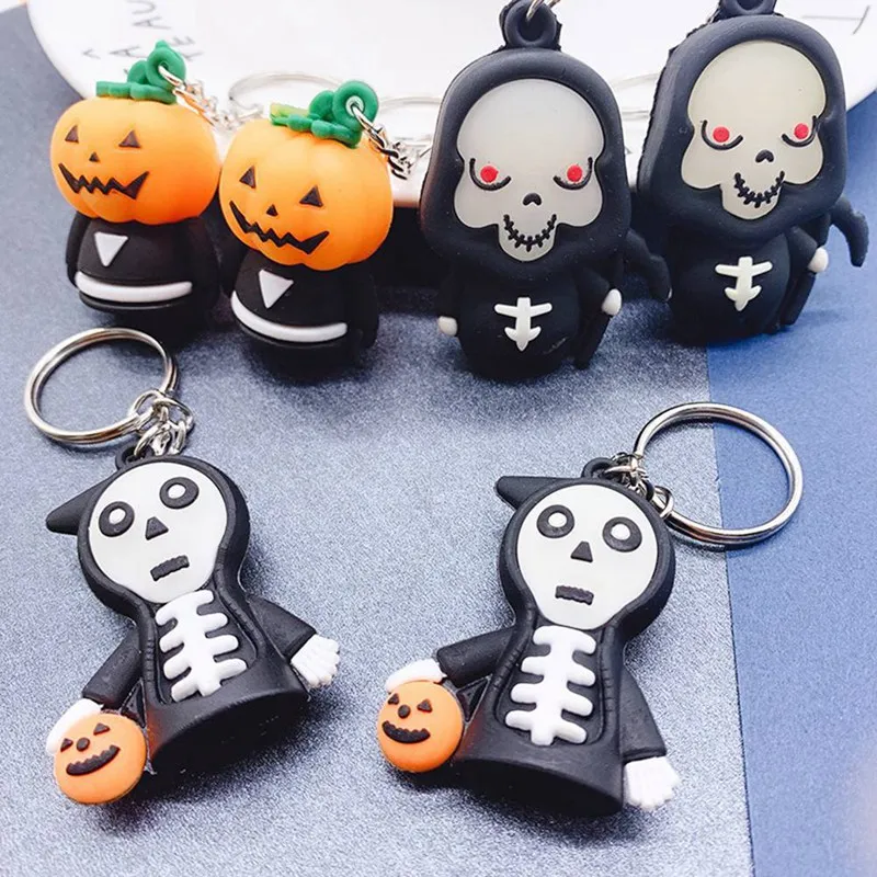 Halloween Pumpkin Ghost luminated Keychain Cool Keyring Key Holder Bag Pendant Halloween Decoration Little Gift For Kids 
Halloween Pumpkin Ghost luminated Keychain Cool Keyring Key Holder Bag Pendant Halloween Decoration Little Gift For Kids