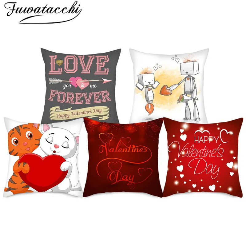 Fuwatacchi Love Forever Pillow Cover Happy Valentines Day Cushion Cover Printed Throw Pillowcase for Home Sofa Decorative Pillow
Fuwatacchi Love Forever Pillow Cover Happy Valentines Day Cushion Cover Printed Throw Pillowcase for Home Sofa Decorative Pillow