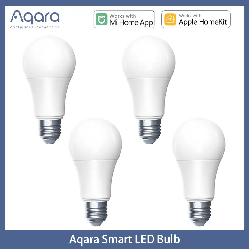 

Aqara Smart LED Bulb Zigbee 9W E27 2700K-6500K White Color Smart Remote LED bulb Light for Xiaomi Mi home mihome HomeKit