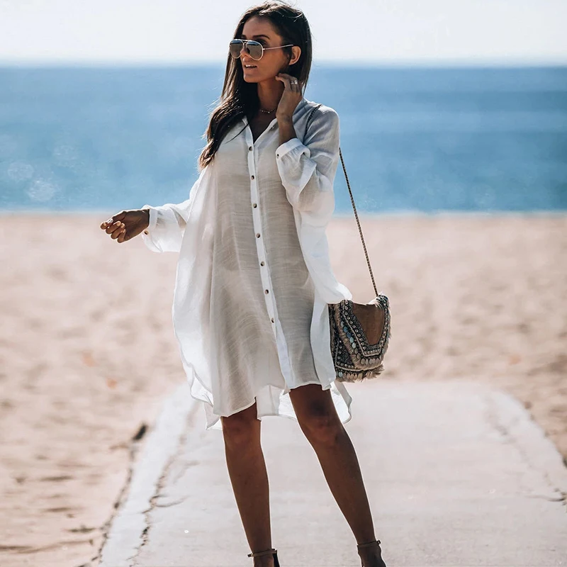 Women Swimsuit Cover Ups Sexy Kaftan Beach Tunic Dress 2020 Summer Robe De Plage Solid Cotton Pareo Beach Cover Up
Women Swimsuit Cover Ups Sexy Kaftan Beach Tunic Dress 2020 Summer Robe De Plage Solid Cotton Pareo Beach Cover Up