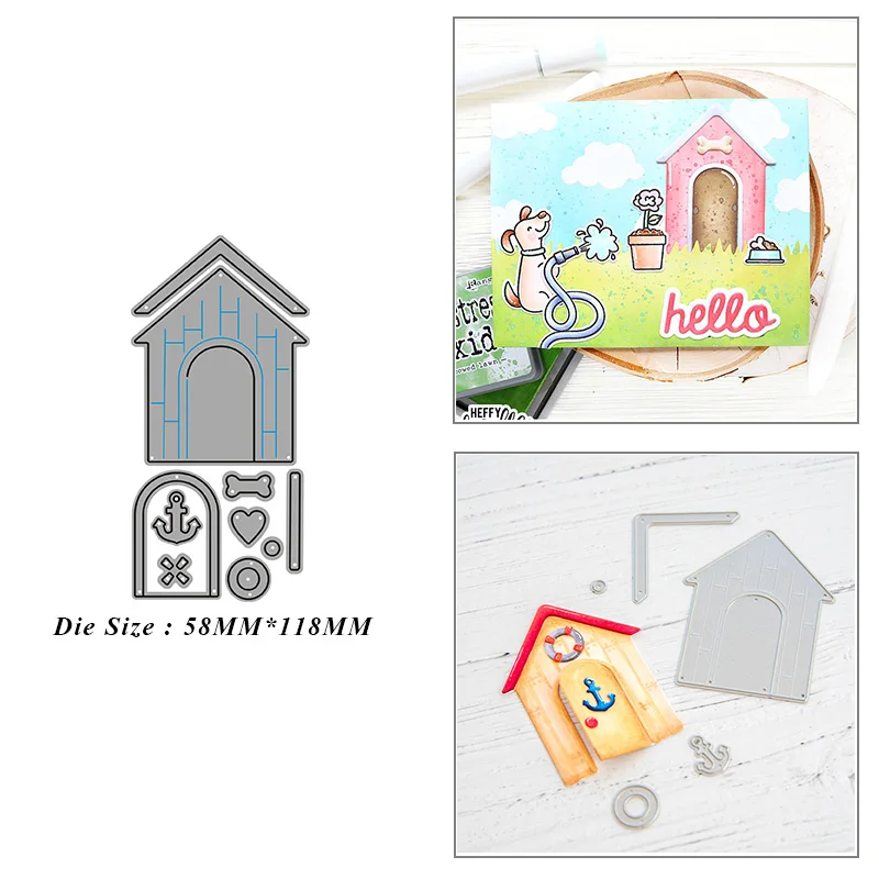 Dog House Combination Metal Cutting Dies for DIY Scrapbook Album Paper Card Decoration Crafts Embossing 2021 New Dies
Dog House Combination Metal Cutting Dies for DIY Scrapbook Album Paper Card Decoration Crafts Embossing 2021 New Dies