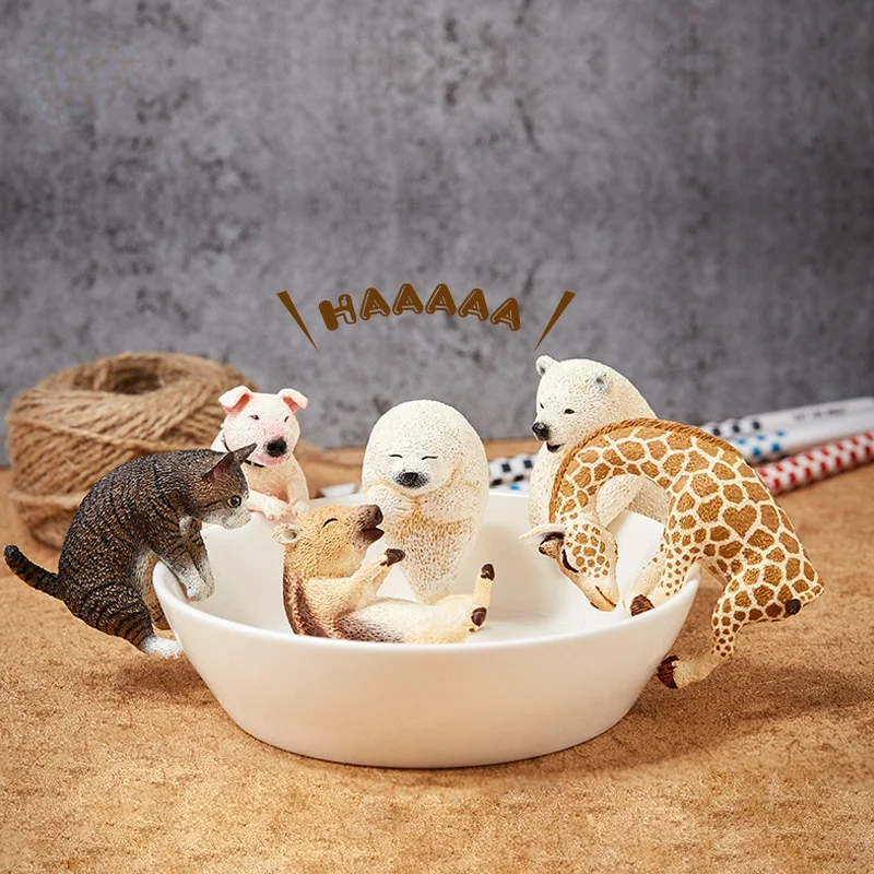Animal Life Baby Hug Giraffe Seals Figure Cute Model Doll Blind Box Ornaments Tabletop Decoration Children Present
Animal Life Baby Hug Giraffe Seals Figure Cute Model Doll Blind Box Ornaments Tabletop Decoration Children Present