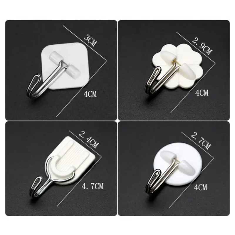 Wall-Hooks Self-Adhesive Seamless Bathroom Storage Organizer Transparent Kitchen Reusable 20pcs Oilproof Home Towel Rack Holder
Wall-Hooks Self-Adhesive Seamless Bathroom Storage Organizer Transparent Kitchen Reusable 20pcs Oilproof Home Towel Rack Holder