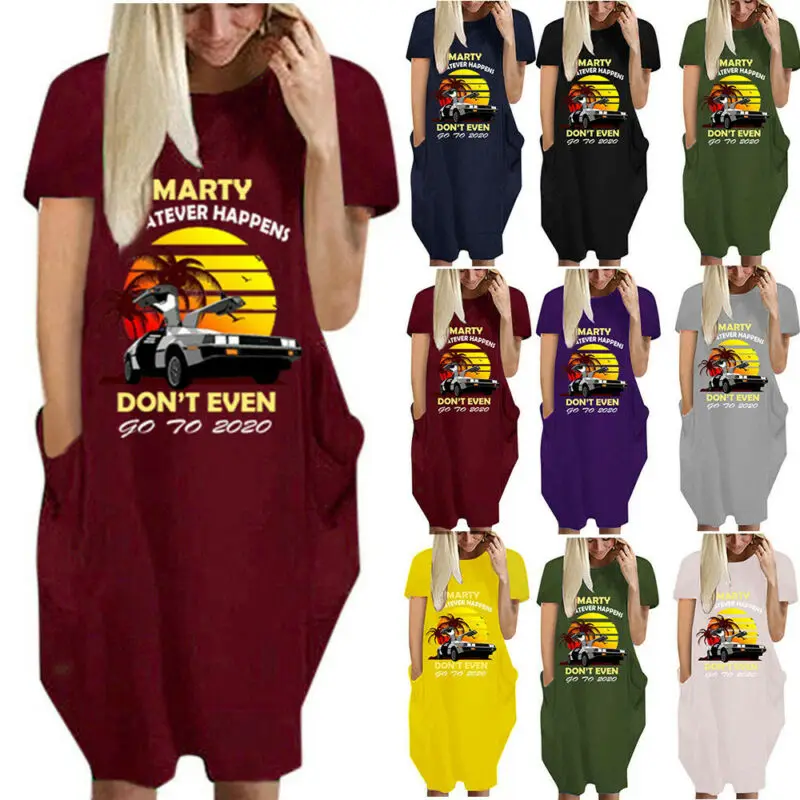 Women's Dresses Summer Sundress Loose Dresses Female Short Sleeve Dress Ladies Pocket Casual Dress Women Clothes
Women's Dresses Summer Sundress Loose Dresses Female Short Sleeve Dress Ladies Pocket Casual Dress Women Clothes