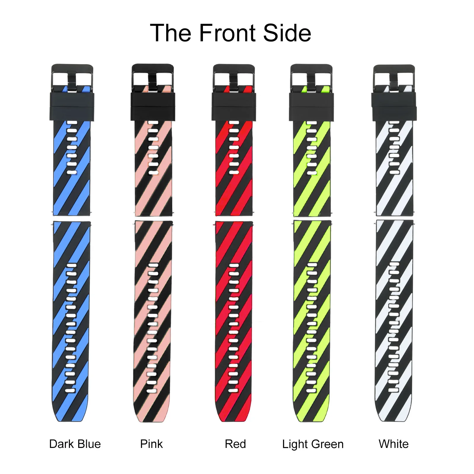 Watch Band Soft Silicone Quick-Release Strap with Buckle Breathable Watchband Wristband for 20mm/22mm Smart/Traditional Watch
Watch Band Soft Silicone Quick-Release Strap with Buckle Breathable Watchband Wristband for 20mm/22mm Smart/Traditional Watch