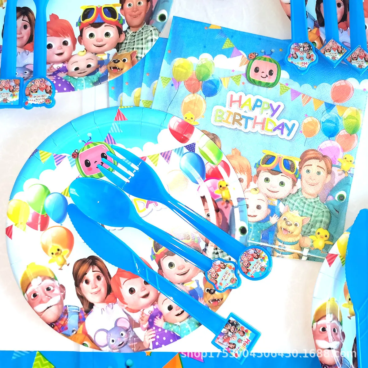 Cocomelon Kids Birthday Party Supplies Paper Cartoons Plates Cups Nakpin Straw Balloons Party Decoration Boys Toy Baby Shower
Cocomelon Kids Birthday Party Supplies Paper Cartoons Plates Cups Nakpin Straw Balloons Party Decoration Boys Toy Baby Shower