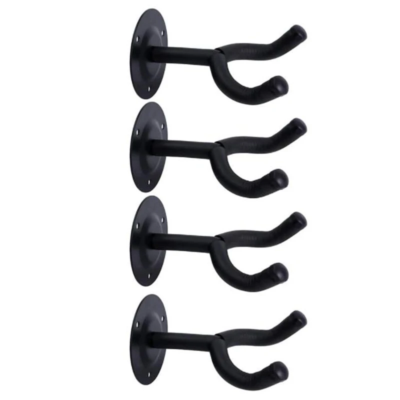 4 Pcs Guitar Wall Mount,for Wall Hangers,Guitar Hooks Perfectly Displayed in Music Retail Stores/Bedrooms/Bars,Black
4 Pcs Guitar Wall Mount,for Wall Hangers,Guitar Hooks Perfectly Displayed in Music Retail Stores/Bedrooms/Bars,Black