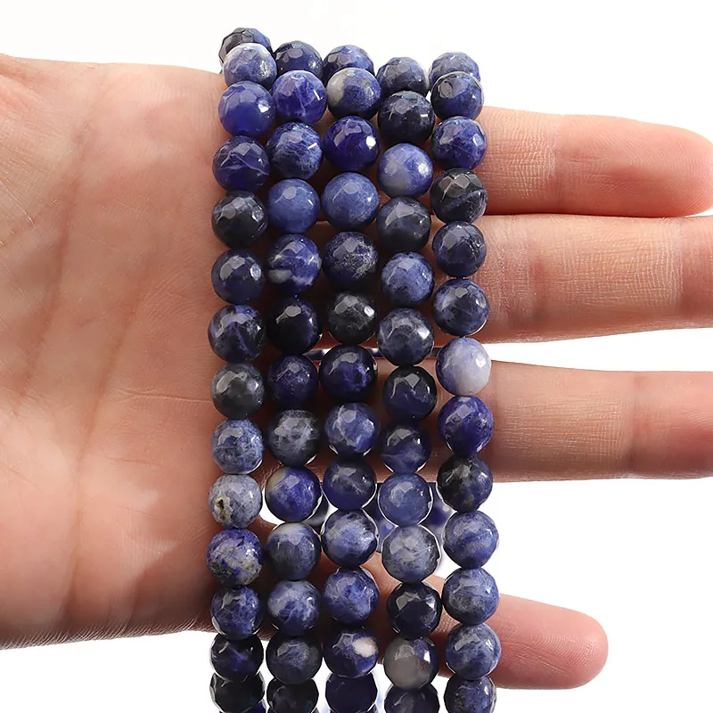 Fostfo Natural Faceted Blue Stripe Stone Beads Round Spacer Beads For Jewelry Diy Making Bracelet Necklace Accessories 15''
Fostfo Natural Faceted Blue Stripe Stone Beads Round Spacer Beads For Jewelry Diy Making Bracelet Necklace Accessories 15''