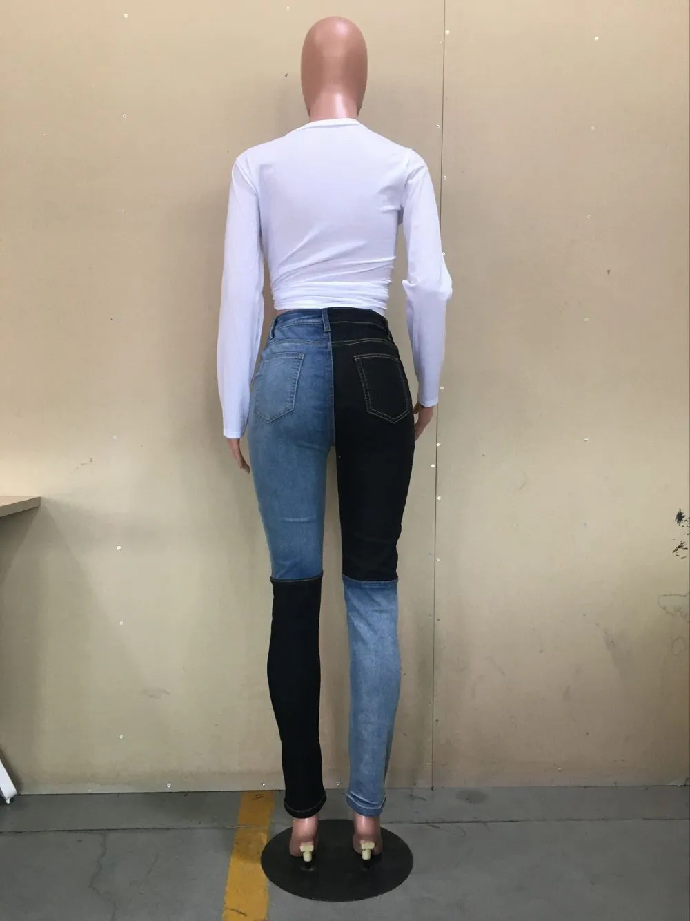 Echoine Blue Denim Pants Patchwork Pencil Pants Women Streetwear Jeans Party Club Outfits Vintage Trousers
Echoine Blue Denim Pants Patchwork Pencil Pants Women Streetwear Jeans Party Club Outfits Vintage Trousers