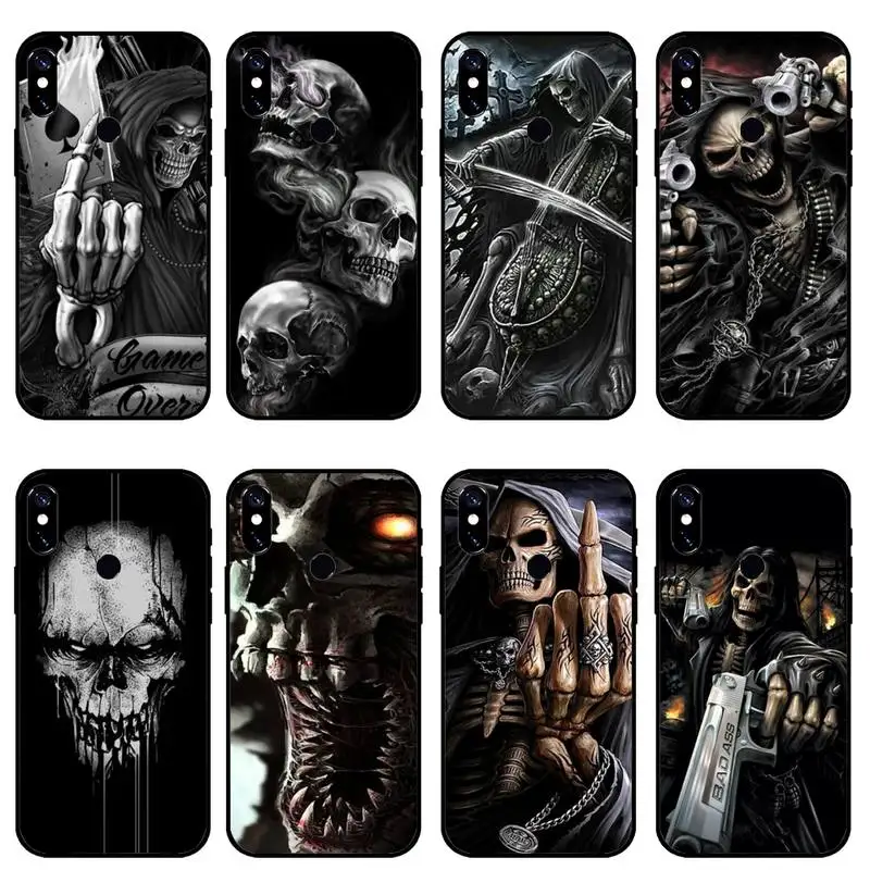 Horror Grim Reaper Skull Skeleton Phone Case For Xiaomi mi 9 9t 10 redmi 9 9a 8 8a note 10 9 9s 8 8t 7 pro max funda cover coque
Horror Grim Reaper Skull Skeleton Phone Case For Xiaomi mi 9 9t 10 redmi 9 9a 8 8a note 10 9 9s 8 8t 7 pro max funda cover coque
