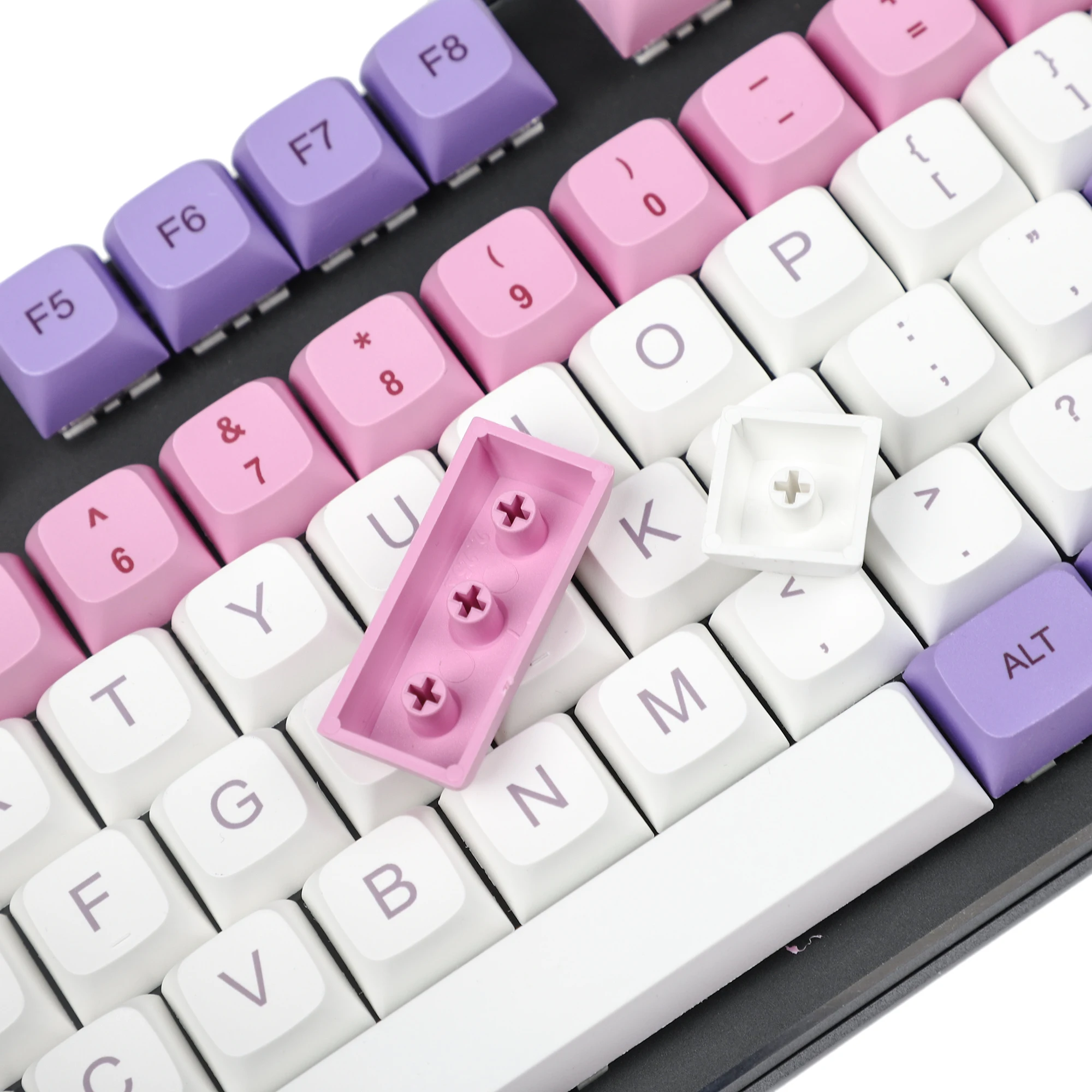 YMDK 134 Key Hana краситель Sub ZDA шариковая форма PBT Keycap подобный XDA для Клавиатура MX 104 87 61