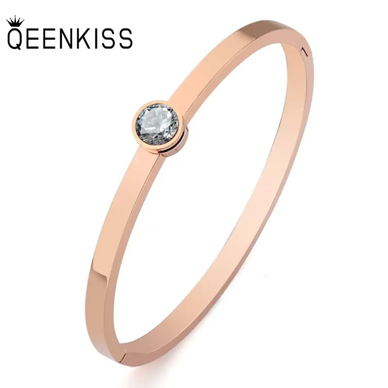 QEENKISS BT808 Fine Jewelry Wholesale Fashion Women Men Birthday Wedding Gift AAA Zircon Titanium Stainless Steel Cuff Bracelet
QEENKISS BT808 Fine Jewelry Wholesale Fashion Women Men Birthday Wedding Gift AAA Zircon Titanium Stainless Steel Cuff Bracelet
