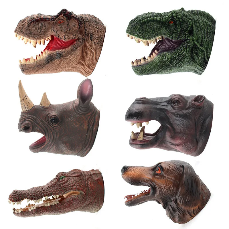 Wild Animal Head Hand Puppet Dinosaur Crocodile Rhino Toy Soft Mouth Any Deformation Tricky Toy
Wild Animal Head Hand Puppet Dinosaur Crocodile Rhino Toy Soft Mouth Any Deformation Tricky Toy