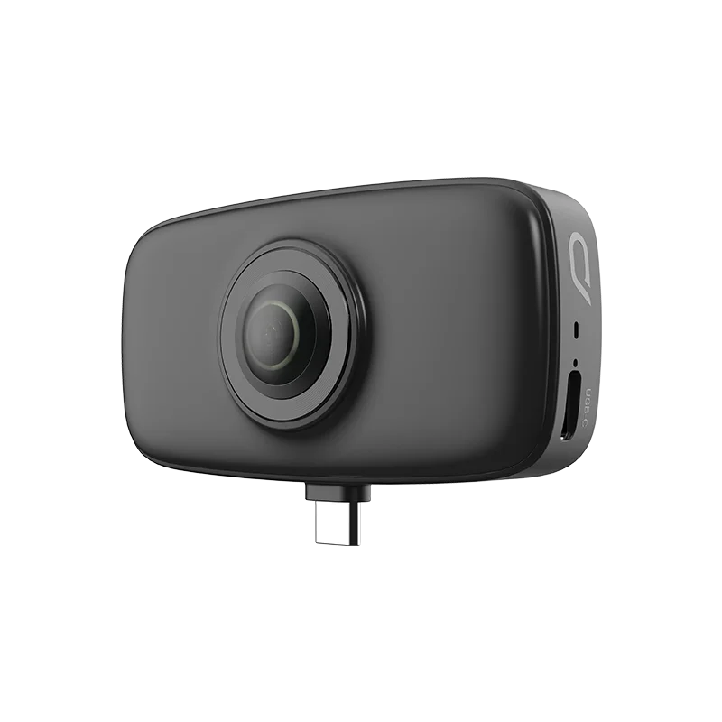 Камера KanDao QooCam Fun 360 4K с широкоугольным объективом и рыбий глаз для USB C Android Phone Live Vlog Camera|Видеокамеры °| |