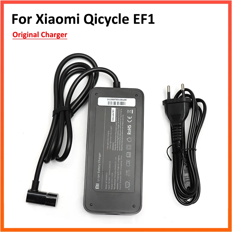 

42V 2A Quick Original Charger Adapter for Xiaomi Mijia Qicycle EF1 EC1 Electric Bike EU US Plug Power Supply