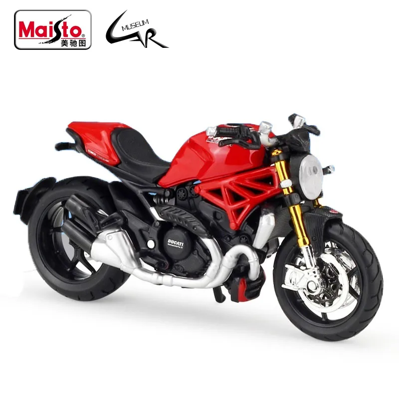 Модель мотоцикла Maisto 1:18 DUCATI MONSTER 1200S, металлическая, литья под давлением, демонстрационная, коллекционная, Подарочная игрушка
Модель мотоцикла Maisto 1:18 DUCATI MONSTER 1200S, металлическая, литья под давлением, демонстрационная, коллекционная, Подарочная игрушка