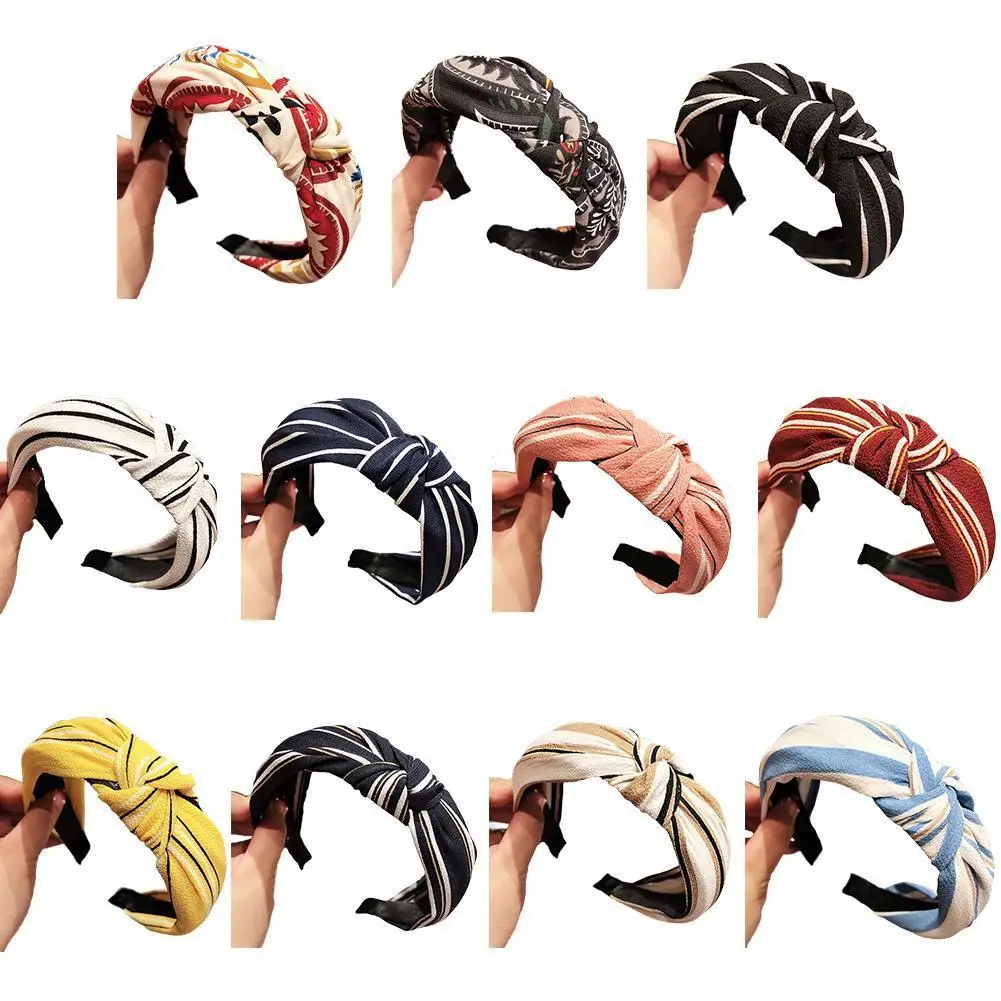 Fashion Knot Headband For Women Girl Headwear Head Hair Bands Hair Striped Women Accessories Wrap Wholesale Z6K7
Fashion Knot Headband For Women Girl Headwear Head Hair Bands Hair Striped Women Accessories Wrap Wholesale Z6K7